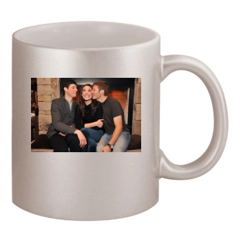 Emmy Rossum 11oz Metallic Silver Mug