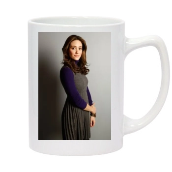 Emmy Rossum 14oz White Statesman Mug