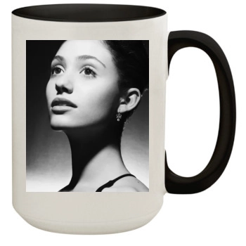 Emmy Rossum 15oz Colored Inner & Handle Mug