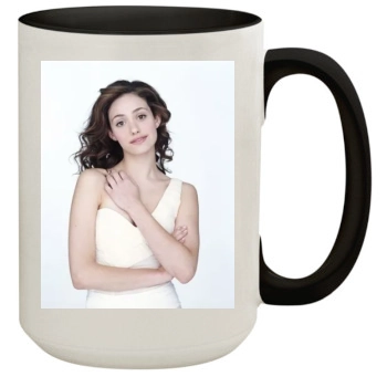 Emmy Rossum 15oz Colored Inner & Handle Mug