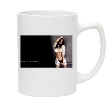 Emmy Rossum 14oz White Statesman Mug