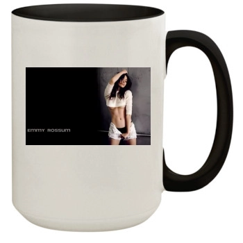 Emmy Rossum 15oz Colored Inner & Handle Mug