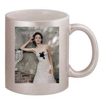 Emmy Rossum 11oz Metallic Silver Mug