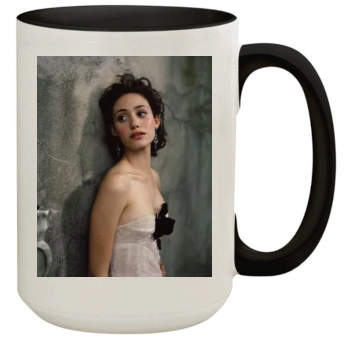 Emmy Rossum 15oz Colored Inner & Handle Mug