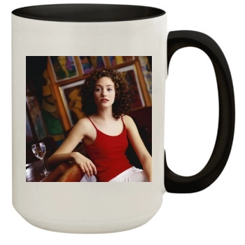 Emmy Rossum 15oz Colored Inner & Handle Mug