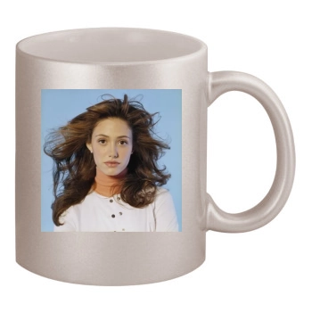 Emmy Rossum 11oz Metallic Silver Mug