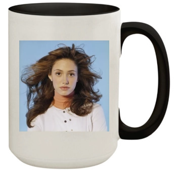 Emmy Rossum 15oz Colored Inner & Handle Mug