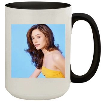 Emmy Rossum 15oz Colored Inner & Handle Mug