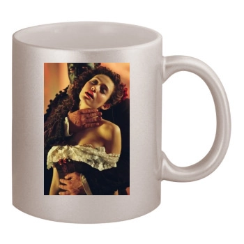 Emmy Rossum 11oz Metallic Silver Mug