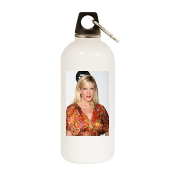 Tori Spelling White Water Bottle With Carabiner