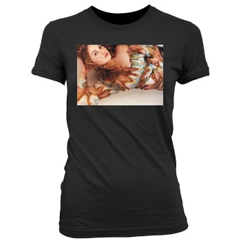 Erika Christensen Women's Junior Cut Crewneck T-Shirt