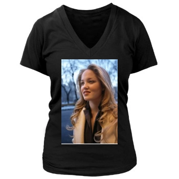 Erika Christensen Women's Deep V-Neck TShirt