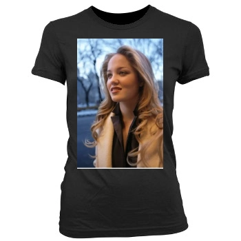 Erika Christensen Women's Junior Cut Crewneck T-Shirt