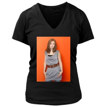 Erika Christensen Women's Deep V-Neck TShirt