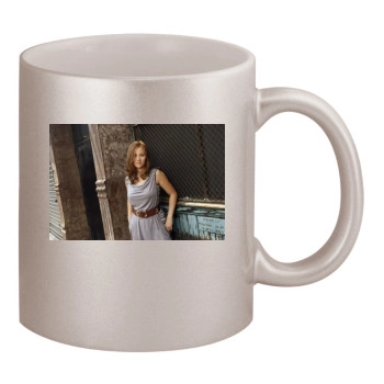 Erika Christensen 11oz Metallic Silver Mug