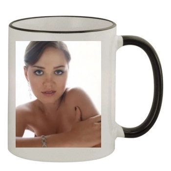 Erika Christensen 11oz Colored Rim & Handle Mug