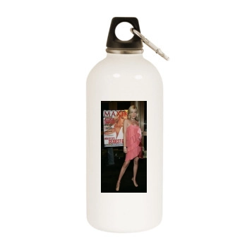 Tori Spelling White Water Bottle With Carabiner