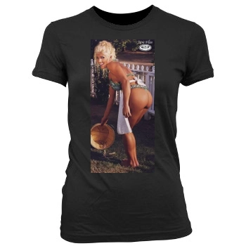 Torrie Wilson Women's Junior Cut Crewneck T-Shirt
