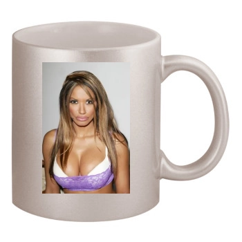 Traci Bingham 11oz Metallic Silver Mug