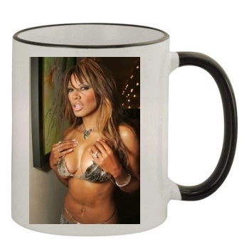 Traci Bingham 11oz Colored Rim & Handle Mug