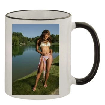 Traci Bingham 11oz Colored Rim & Handle Mug