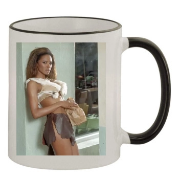 Traci Bingham 11oz Colored Rim & Handle Mug