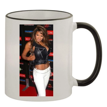 Traci Bingham 11oz Colored Rim & Handle Mug