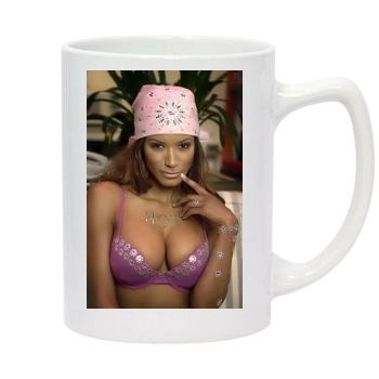 Traci Bingham 14oz White Statesman Mug