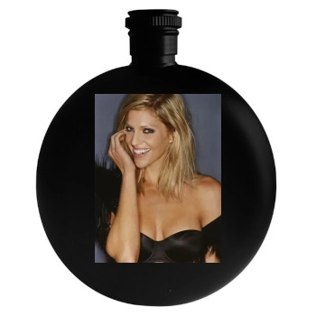 Tricia Helfer Round Flask