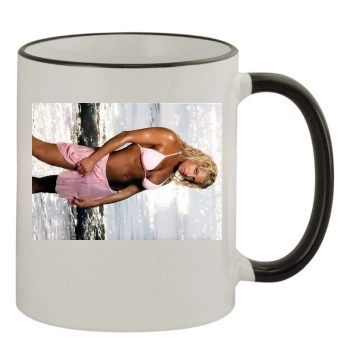 Trish Stratus 11oz Colored Rim & Handle Mug