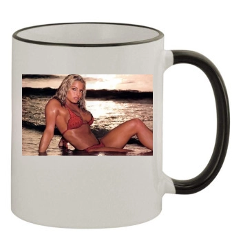 Trish Stratus 11oz Colored Rim & Handle Mug