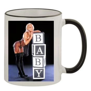 Trish Stratus 11oz Colored Rim & Handle Mug