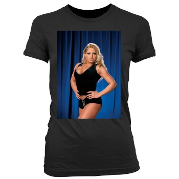 Trish Stratus Women's Junior Cut Crewneck T-Shirt