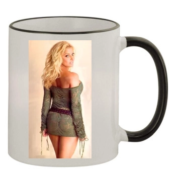 Trish Stratus 11oz Colored Rim & Handle Mug