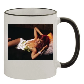 Tyra Banks 11oz Colored Rim & Handle Mug