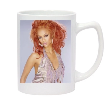 Tyra Banks 14oz White Statesman Mug