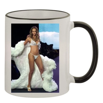 Tyra Banks 11oz Colored Rim & Handle Mug