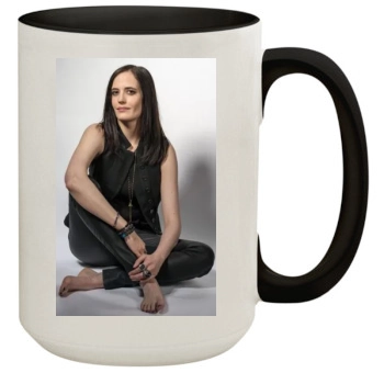 Eva Green 15oz Colored Inner & Handle Mug