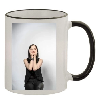 Eva Green 11oz Colored Rim & Handle Mug