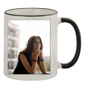 Eva Green 11oz Colored Rim & Handle Mug