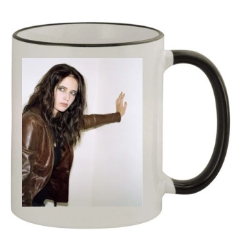 Eva Green 11oz Colored Rim & Handle Mug