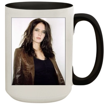 Eva Green 15oz Colored Inner & Handle Mug