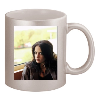 Eva Green 11oz Metallic Silver Mug