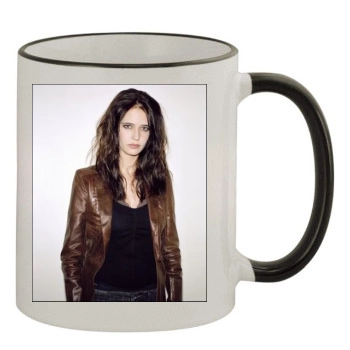 Eva Green 11oz Colored Rim & Handle Mug