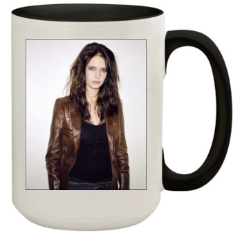 Eva Green 15oz Colored Inner & Handle Mug