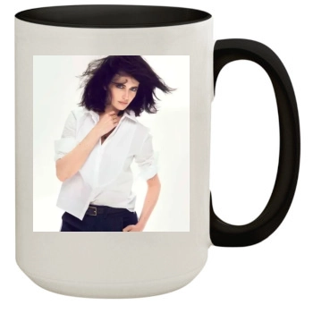 Eva Green 15oz Colored Inner & Handle Mug