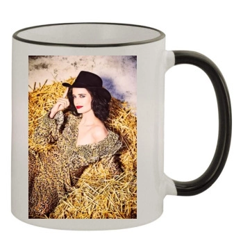 Eva Green 11oz Colored Rim & Handle Mug