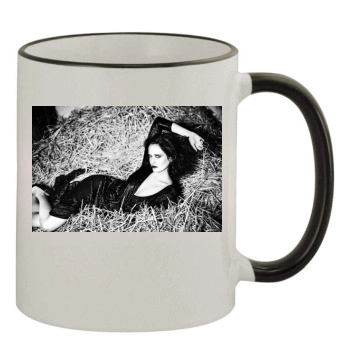 Eva Green 11oz Colored Rim & Handle Mug