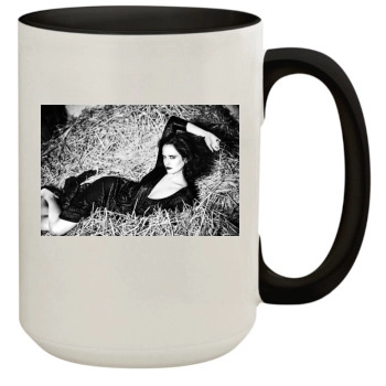 Eva Green 15oz Colored Inner & Handle Mug