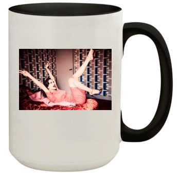 Eva Green 15oz Colored Inner & Handle Mug